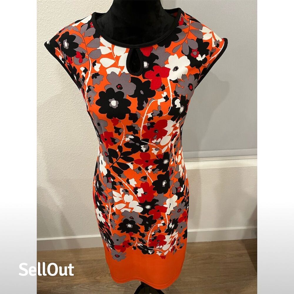 Floral Print Dress - Multicolor